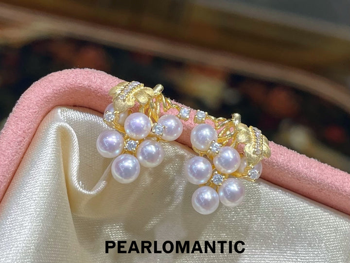 [Designer’s Choice] Pinky Grape 5A Freshwater Pearl Stud Earrings &amp; Set