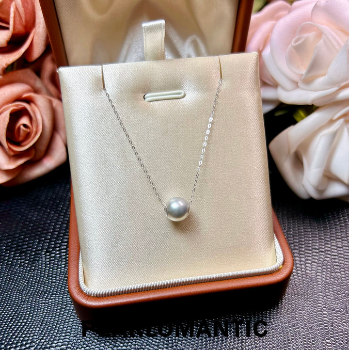 [Fine Jewelry] 8-9mm Akoya Madama Color Pearl Necklace w/ PT900 Adjustable Chain
