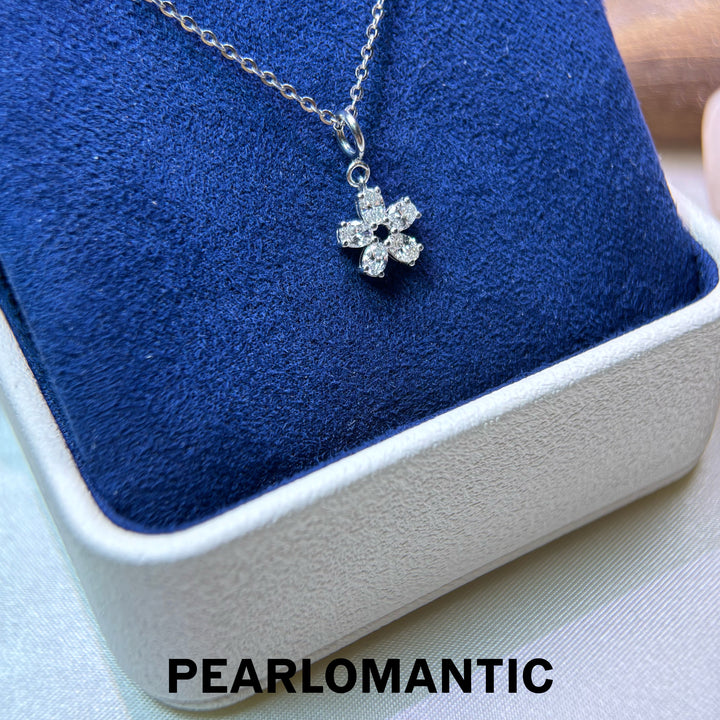 [Fine Jewelry] Diamond Blossom PT900 Platinum 1ct Lab-Grown Diamond Convertible Pendant