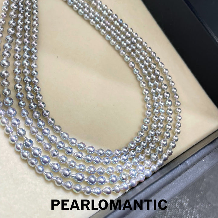 [Designer's Choice] S925 Silver Adjustable Madama Color Baroque Akoya Necklace
