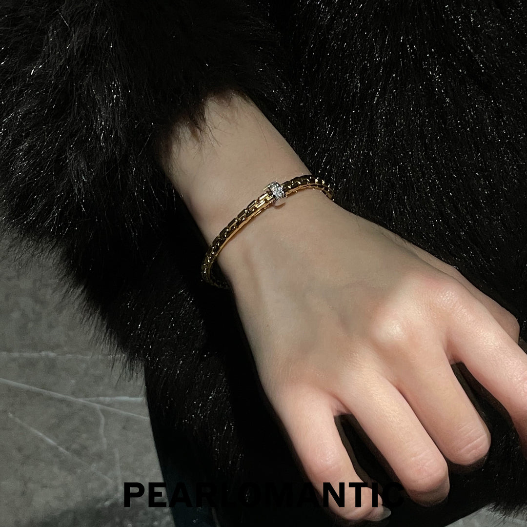 [Everyday Essentials] Italy-Made S925 Silver Interlock Flow Bracelets