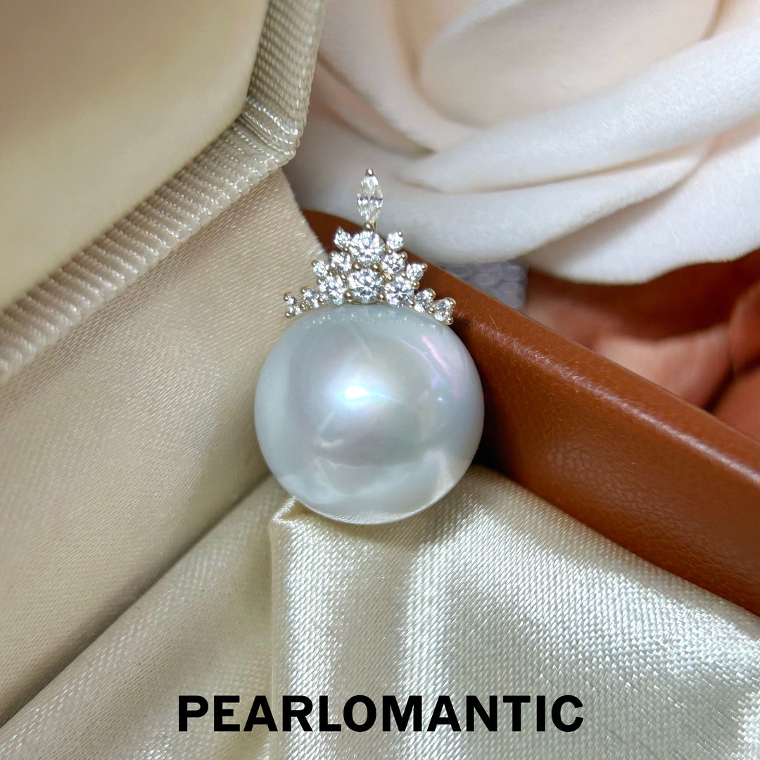 [Fine Jewelry] 13.8mm Top Level Freshwater Pearl Pendant in 18K Gold