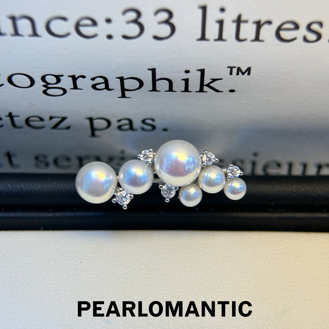 [Everyday Essential] Freshwater Pearl 2.5-8mm Balanced Adjustable Rings w/ S925