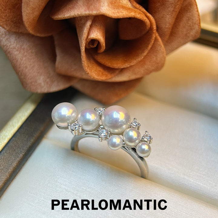 [Everyday Essential] Freshwater Pearl 2.5-8mm Balanced Adjustable Rings w/ S925