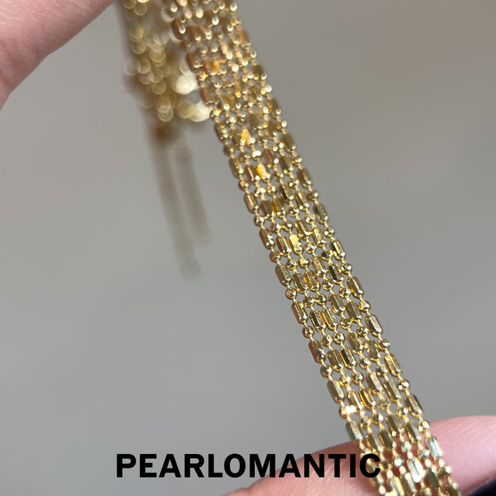 [Group-Buying] Golden Bead 18K Japan-Made Adjustable Bead Chain Necklace 45–50cm