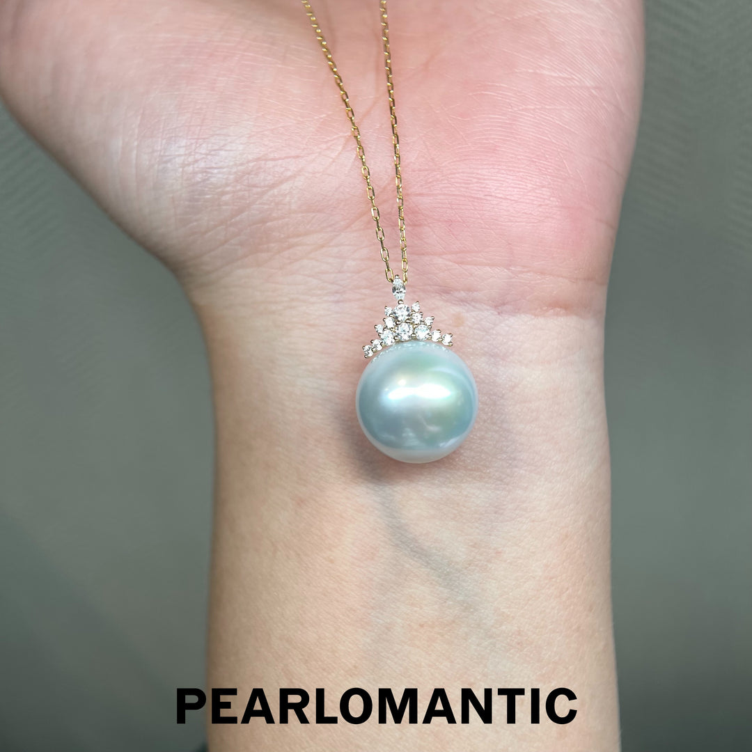 [Fine Jewelry] 13.8mm Top Level Freshwater Pearl Pendant in 18K Gold