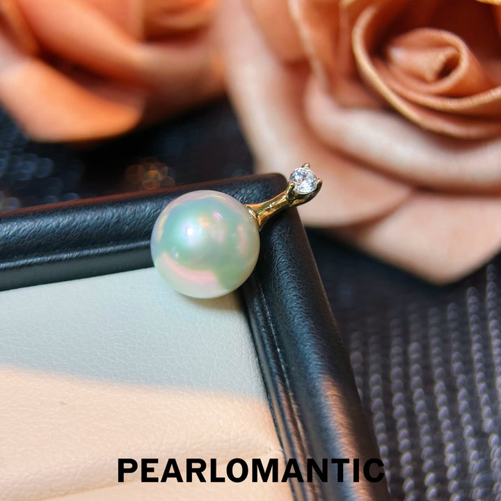 [Fine Jewelry] 18k Gold & Akoya Pearl 9-10mm Moonlight Glow Pendant Only