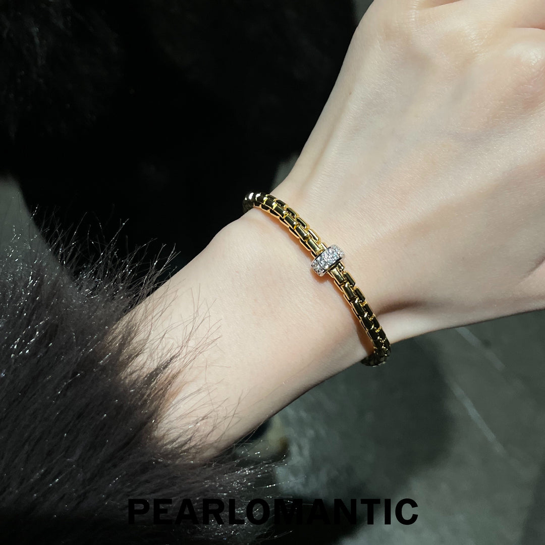 [Everyday Essentials] Italy-Made S925 Silver Interlock Flow Bracelets