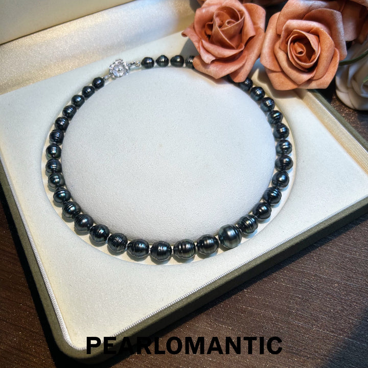 [Designer's Choice] Tahitian Black Threaded Pearl One-of-a-Kind Necklaces w/ Certificate