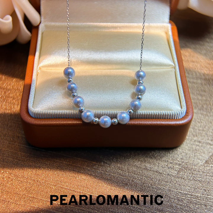 [Fine Jewelry] Akoya Pearl 4.5-5mm Starry Dots - Smile Minimalist Necklace Pendants