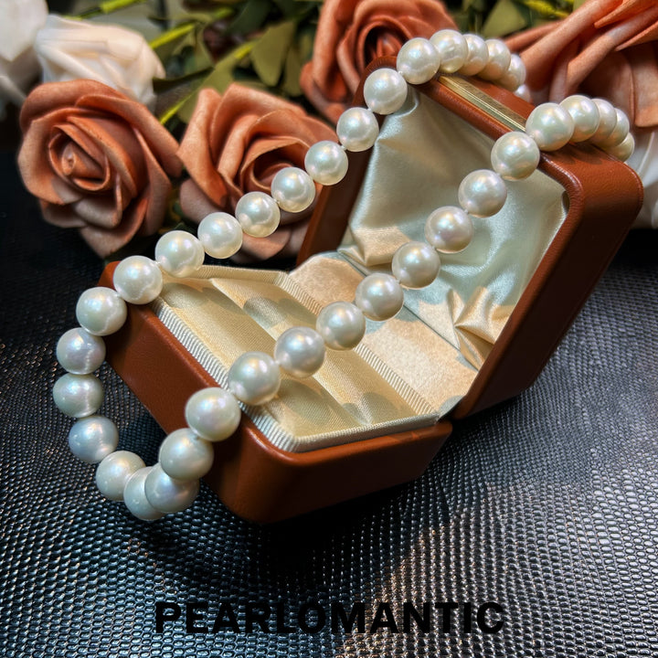 [Everyday Essentials] Freshwater Pearl Non-nucleated Moonlight Silk Necklaces w/ S925