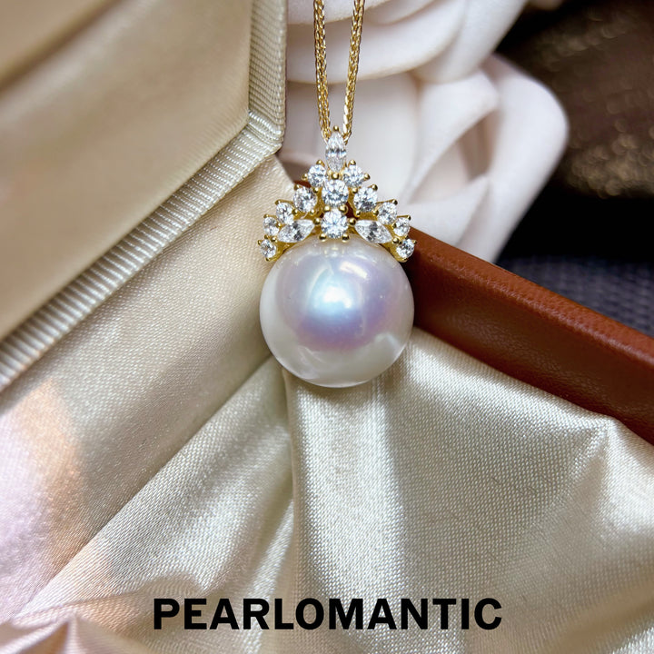 [Designer’s Choice] Snow Queen 15–16mm Pinky Tone Mirror Pearl s925 Pendant
