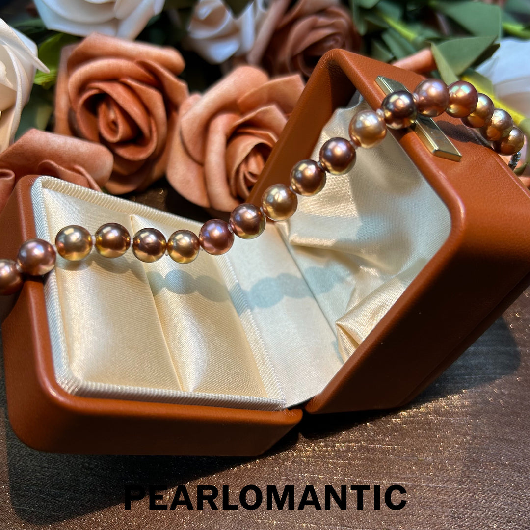 [Desinger's Choice] Freshwater Pearl Rare Metallic Glow Bracelet w. S925 Silver