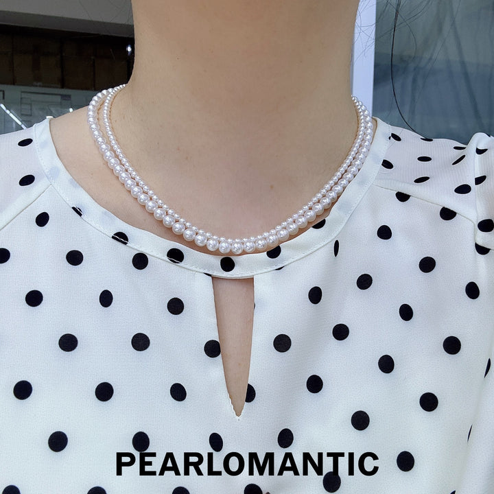 [Group-Buying] Freshwater Pearl Twilight Twins Dual Style Necklaces w/ S925 Silver