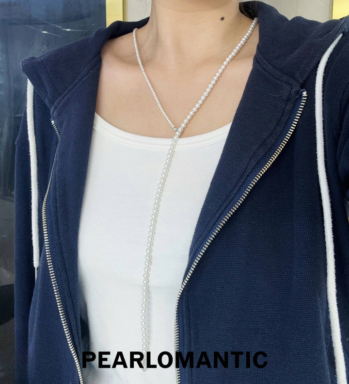 [Group-Buying] Freshwater Pearl Twilight Twins Dual Style Necklaces w/ S925 Silver