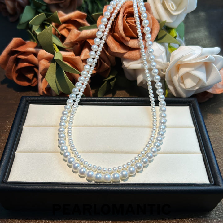 [Group-Buying] Freshwater Pearl Twilight Twins Dual Style Necklaces w/ S925 Silver