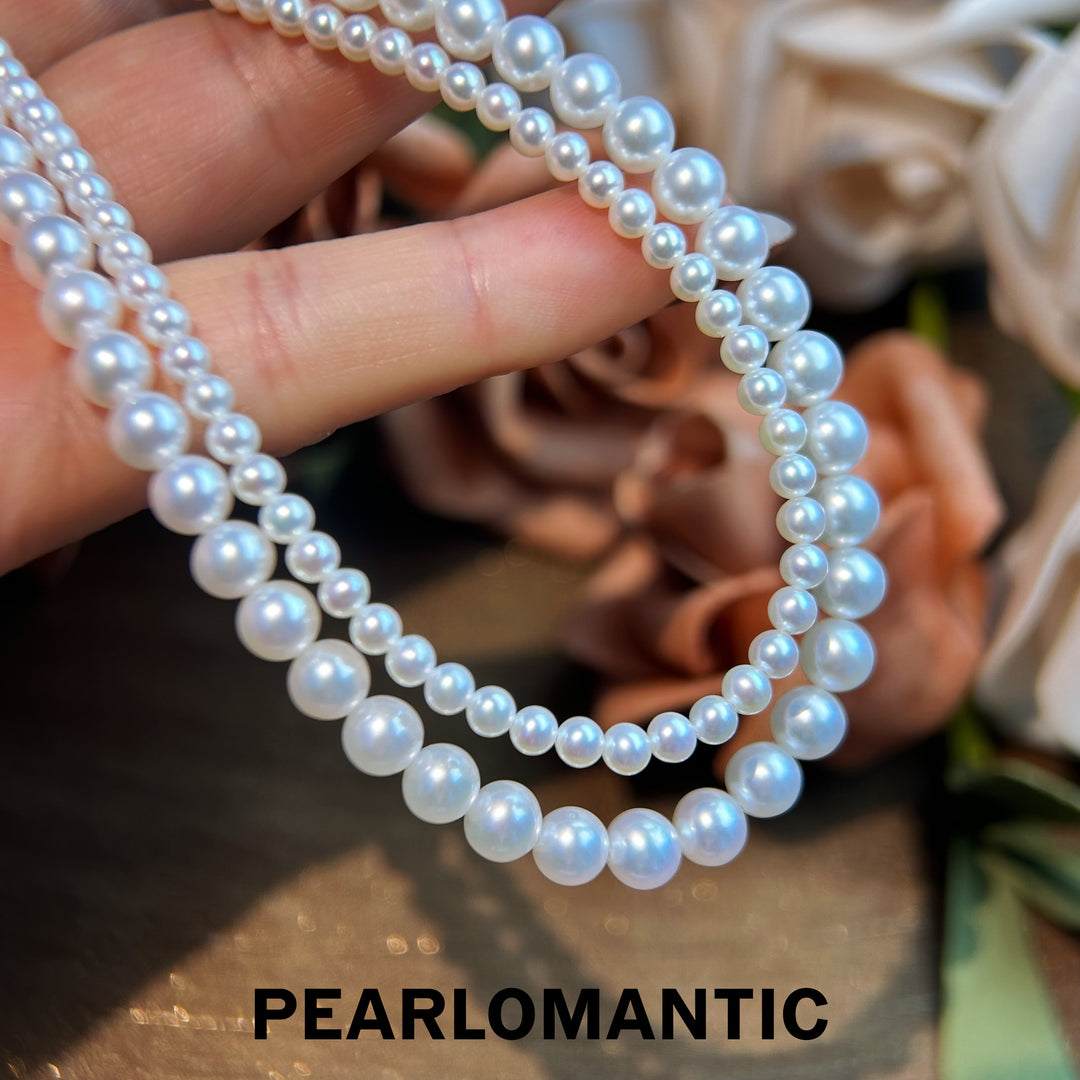 [Group-Buying] Freshwater Pearl Twilight Twins Dual Style Necklaces w/ S925 Silver