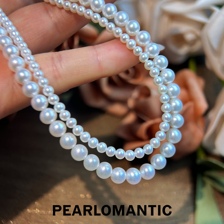 [Group-Buying] Freshwater Pearl Twilight Twins Dual Style Necklaces w/ S925 Silver