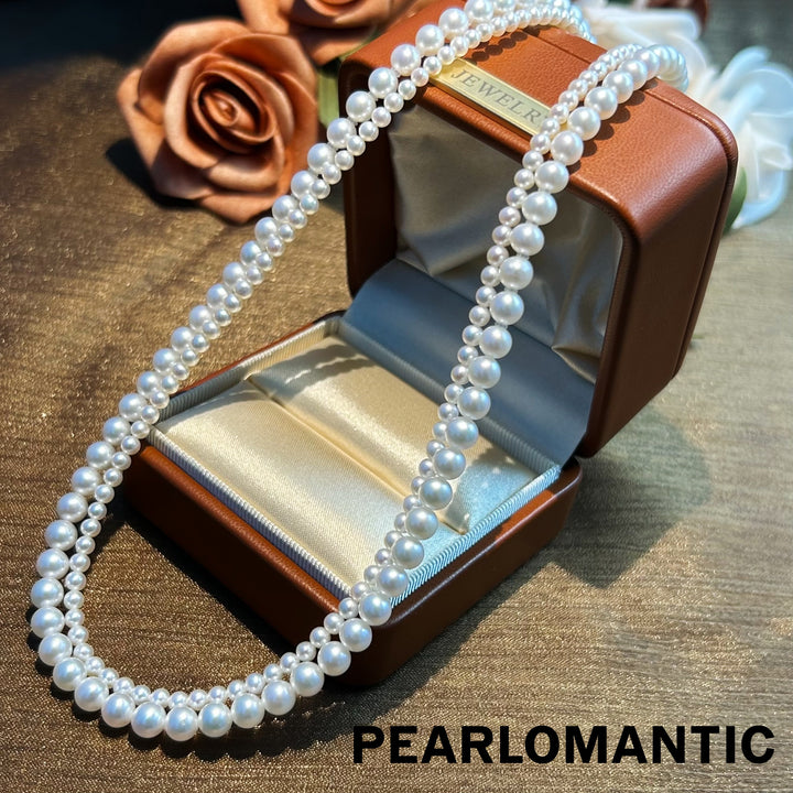 [Group-Buying] Freshwater Pearl Twilight Twins Dual Style Necklaces w/ S925 Silver