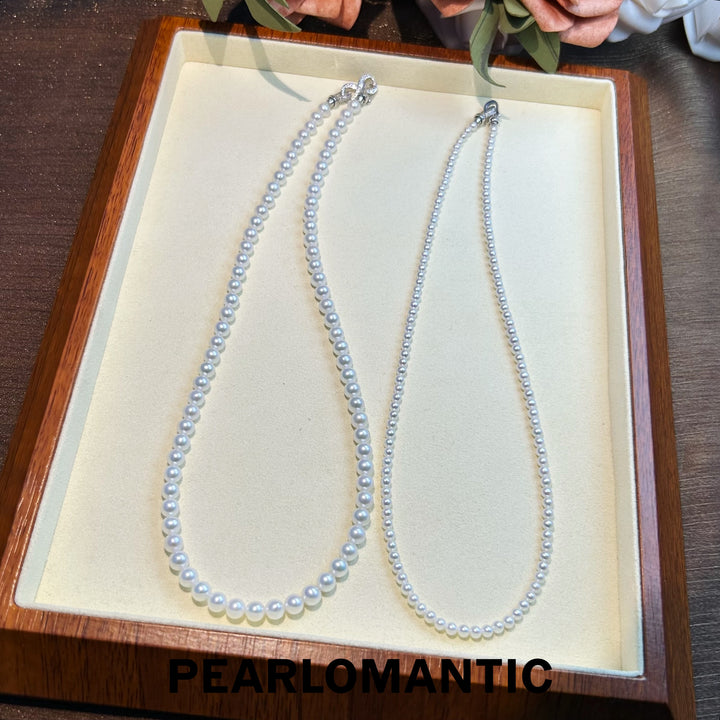 [Group-Buying] Freshwater Pearl Twilight Twins Dual Style Necklaces w/ S925 Silver