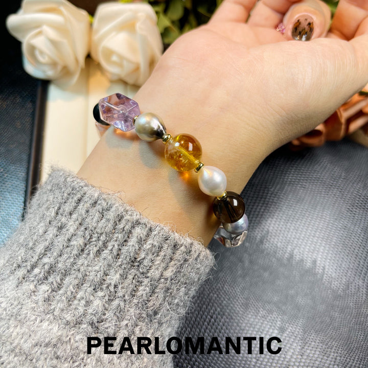 [Designer's Choice] Tahitian, Australian, Akoya Baroque Wild Symphony Bracelets