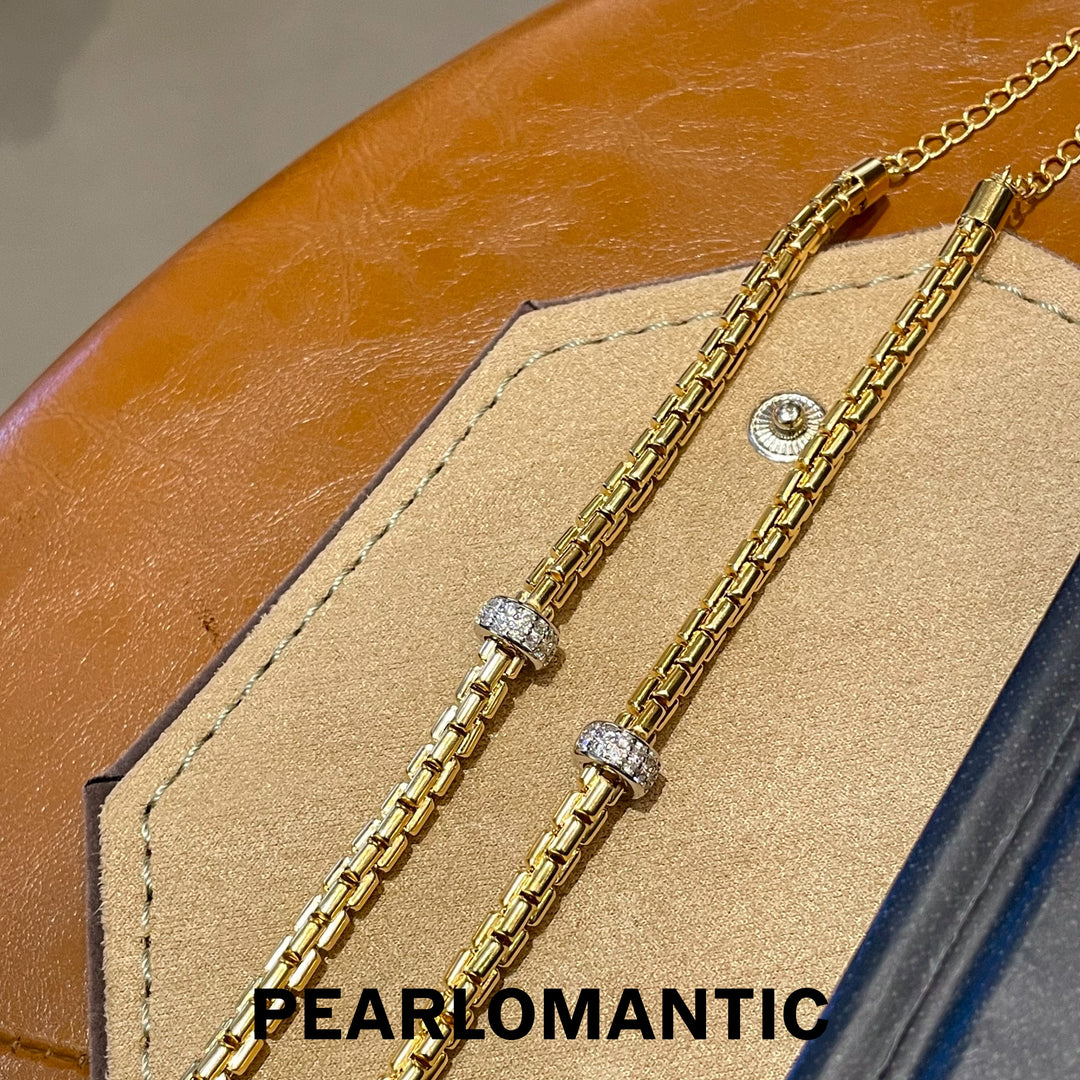 [Everyday Essentials] Italy-Made S925 Silver Interlock Flow Bracelets