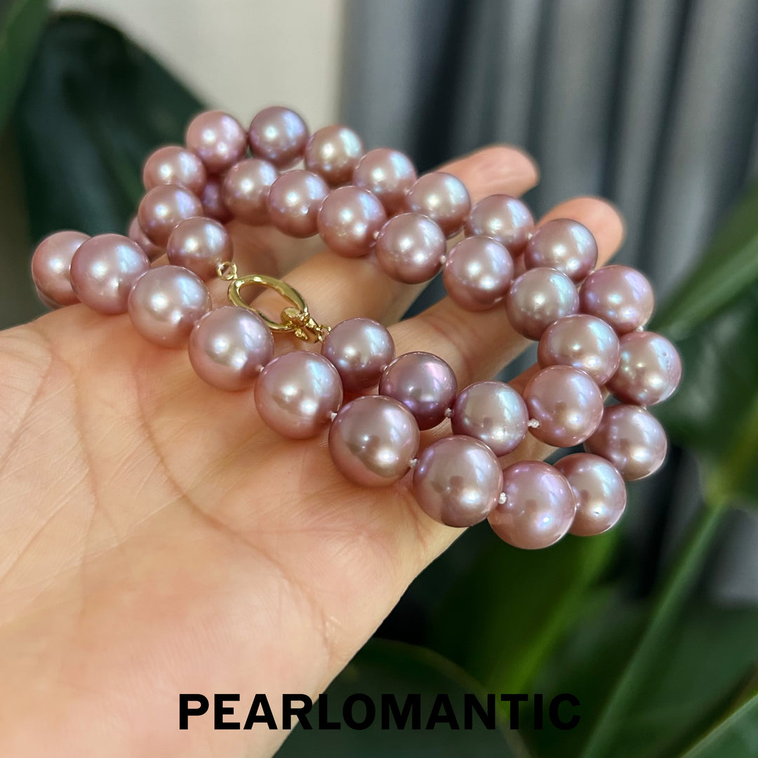 [Designer's Choice] Freshwater Edison Pearl 10-12mm Lavender Romance Necklace
