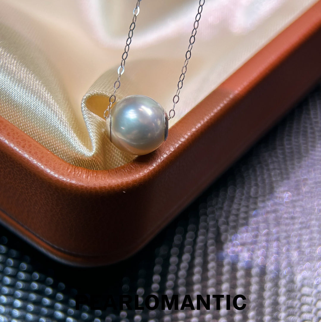 [Fine Jewelry] 8-9mm Akoya Madama Color Pearl Necklace w/ PT900 Adjustable Chain
