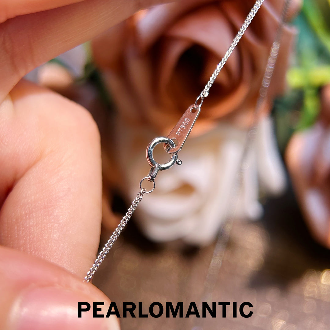 [Everyday Essential] PT900 Platinum Japanese - Made Chain Essential Necklace