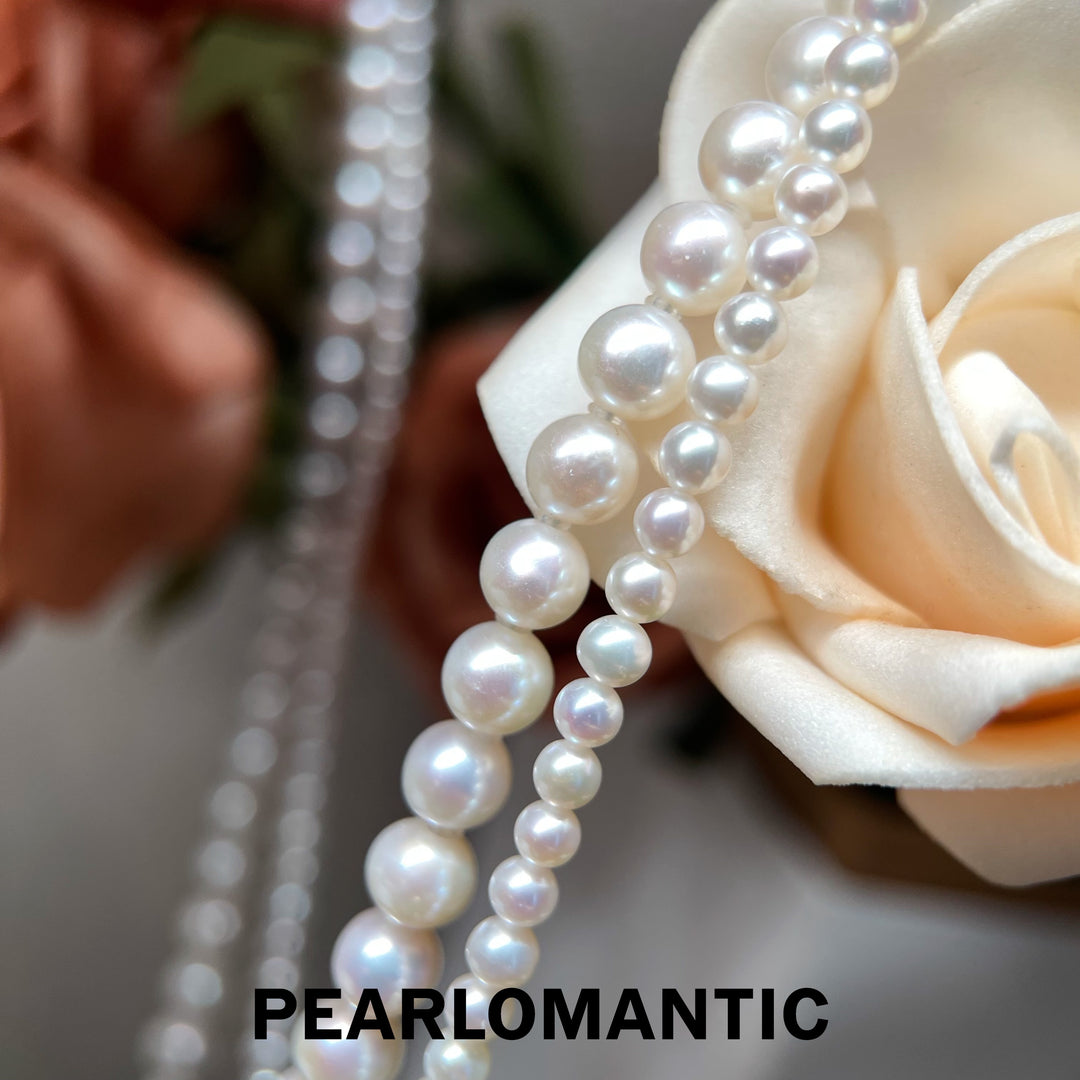 [618 Sale] Freshwater Pearl Double Strand Necklace w/ Excellent Luster