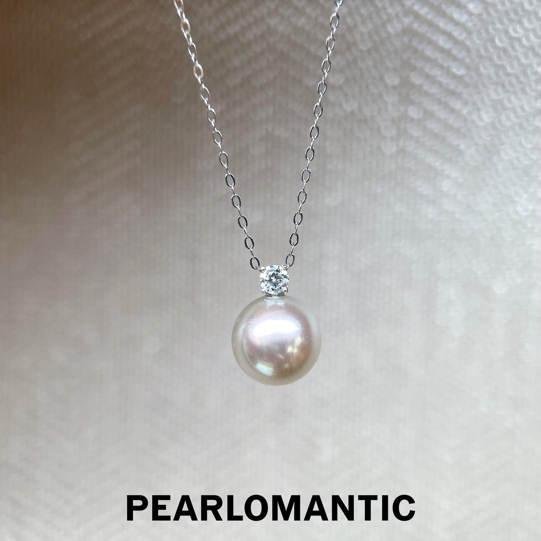 [618 Sale] 5A Akoya Madama Pearl Minimalist Pendant w/ Sparkling Top