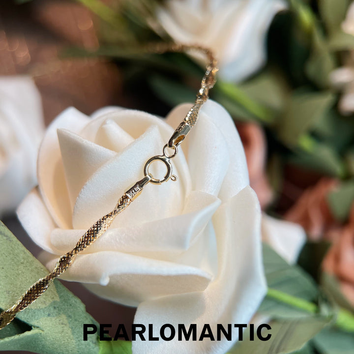 [Fine Jewelry] Italian Crafted 18K Gold Meticulously Detailed Choker About 40cm