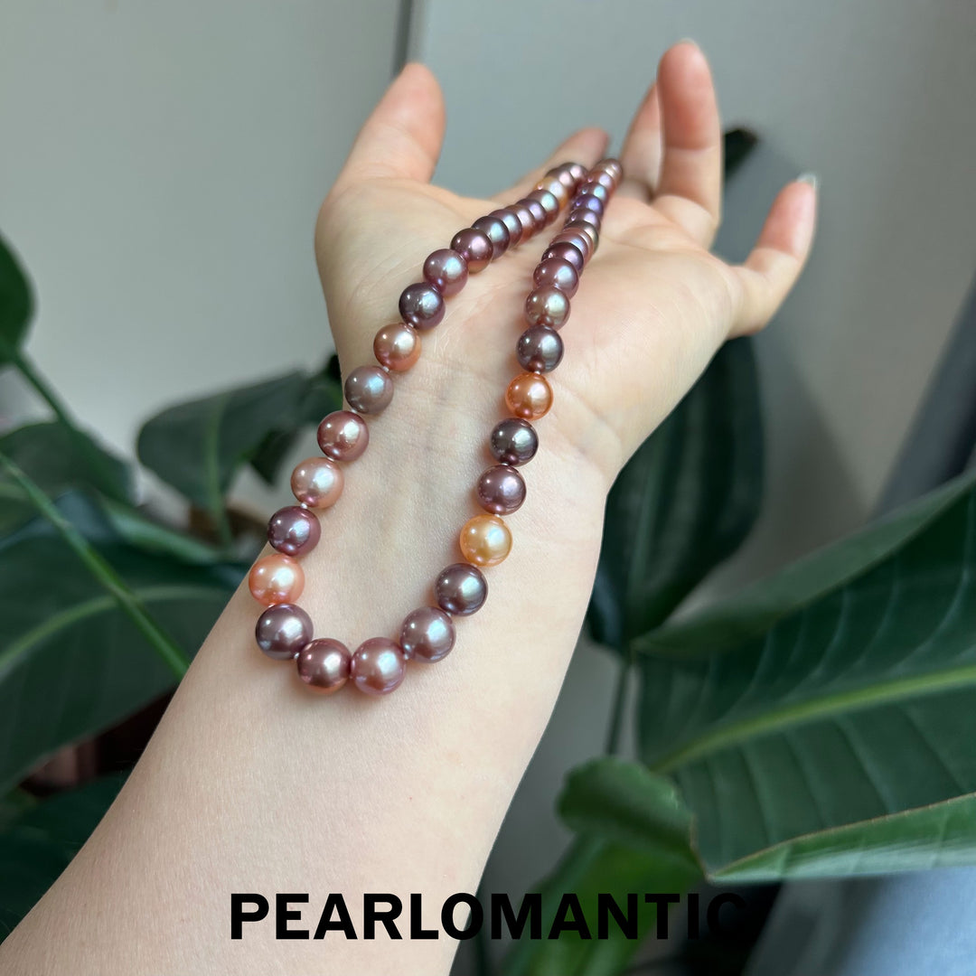 [Designer's Chioce] Freshwater Pearl Rare Metal Gradient Color Classic Necklace