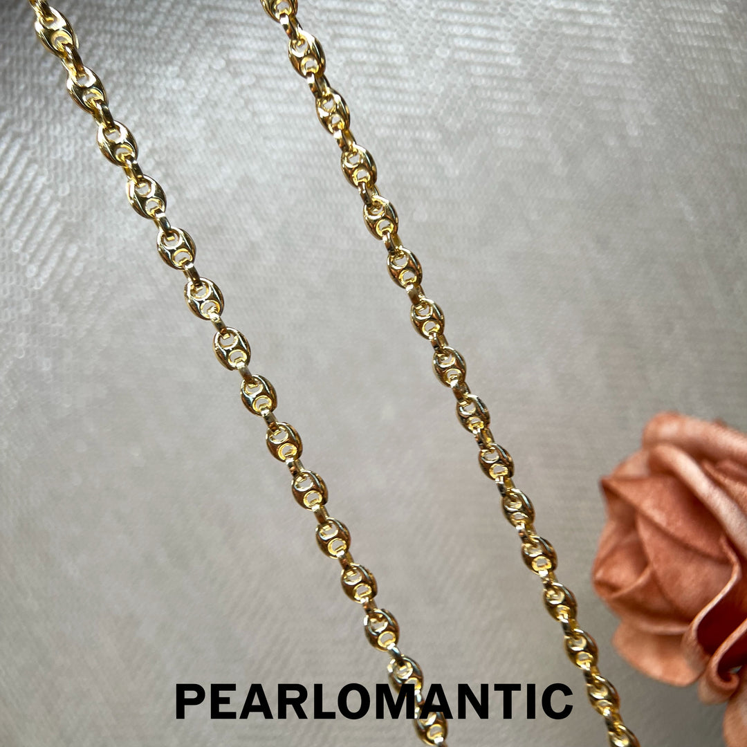 [618 Sale] Italy Made Pig Nose Link Necklace 42+5cm
