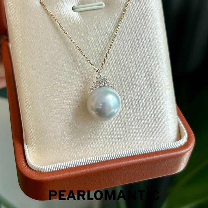[Fine Jewelry] 13.8mm Top Level Freshwater Pearl Pendant in 18K Gold