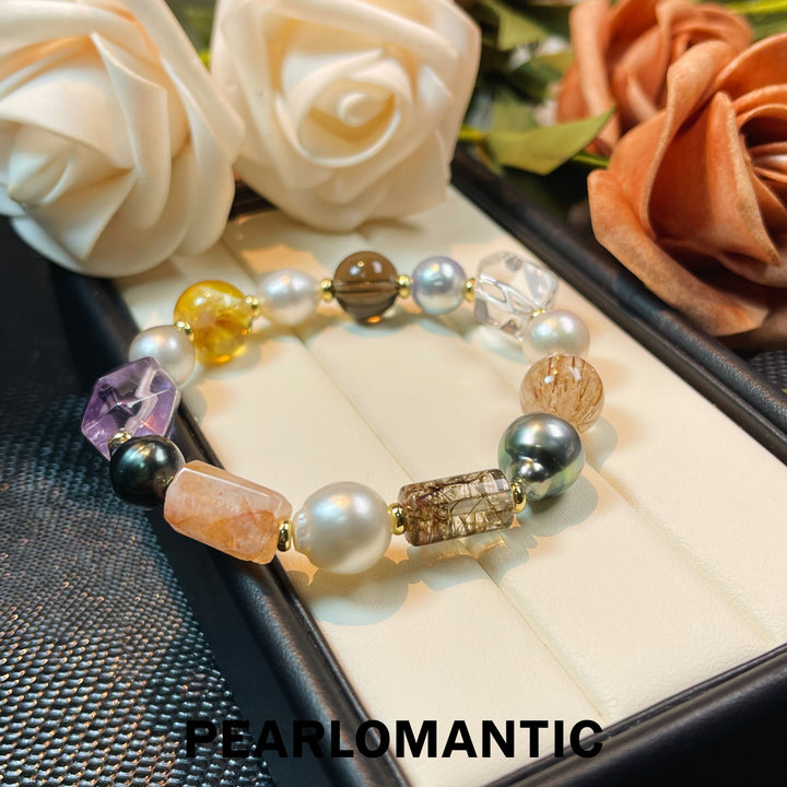 [Designer's Choice] Tahitian, Australian, Akoya Baroque Wild Symphony Bracelets