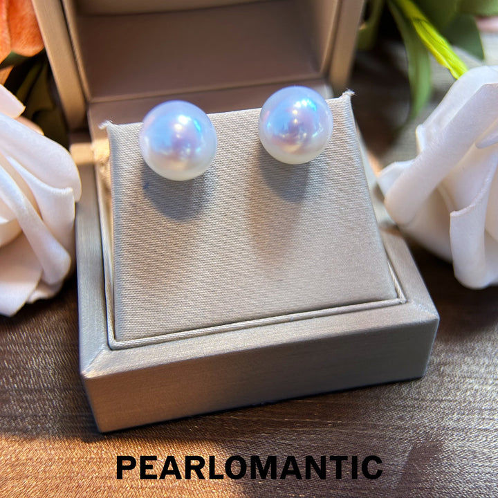 [Designer's Choice] Freshwater Pearl 12-13mm Excellent Luster Classic Essential Earring Studs