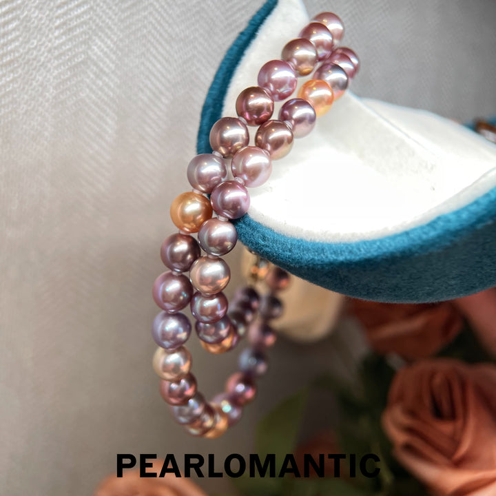 [618 Sale] Multi Color Freshwater Pearl Candy Tone Bracelet