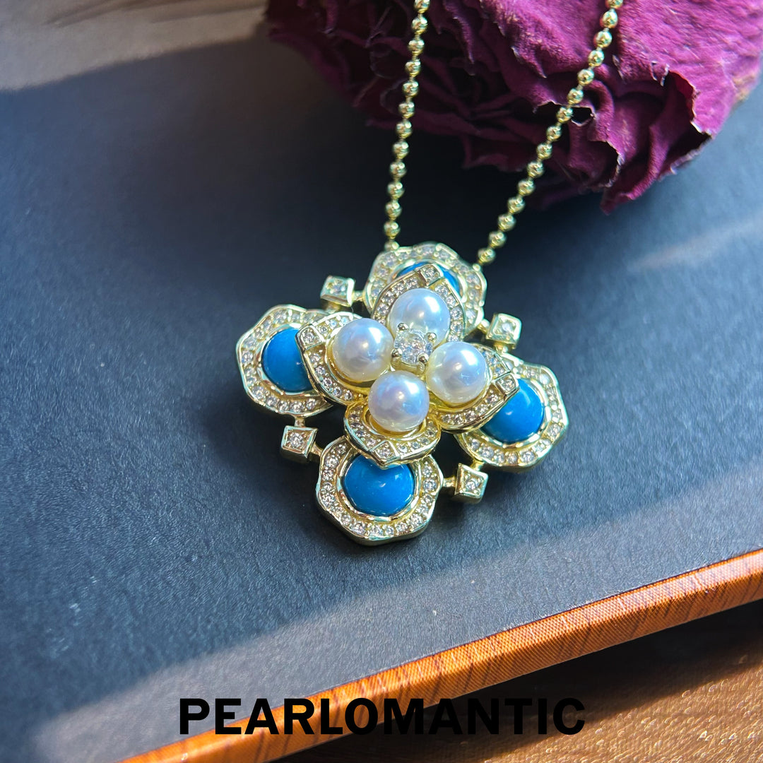 [Designer's Choice] Freshwater Pearl Celestial Cross Earrings, Pendants or Sets