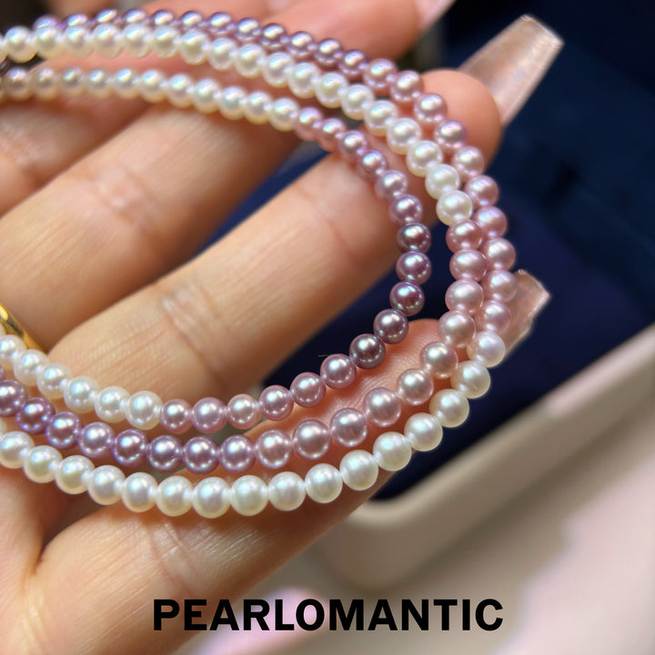 [Designer’s Choice] Lavender Dream 3.5–4mm 5A Ombre Freshwater Pearl Jewelry Set