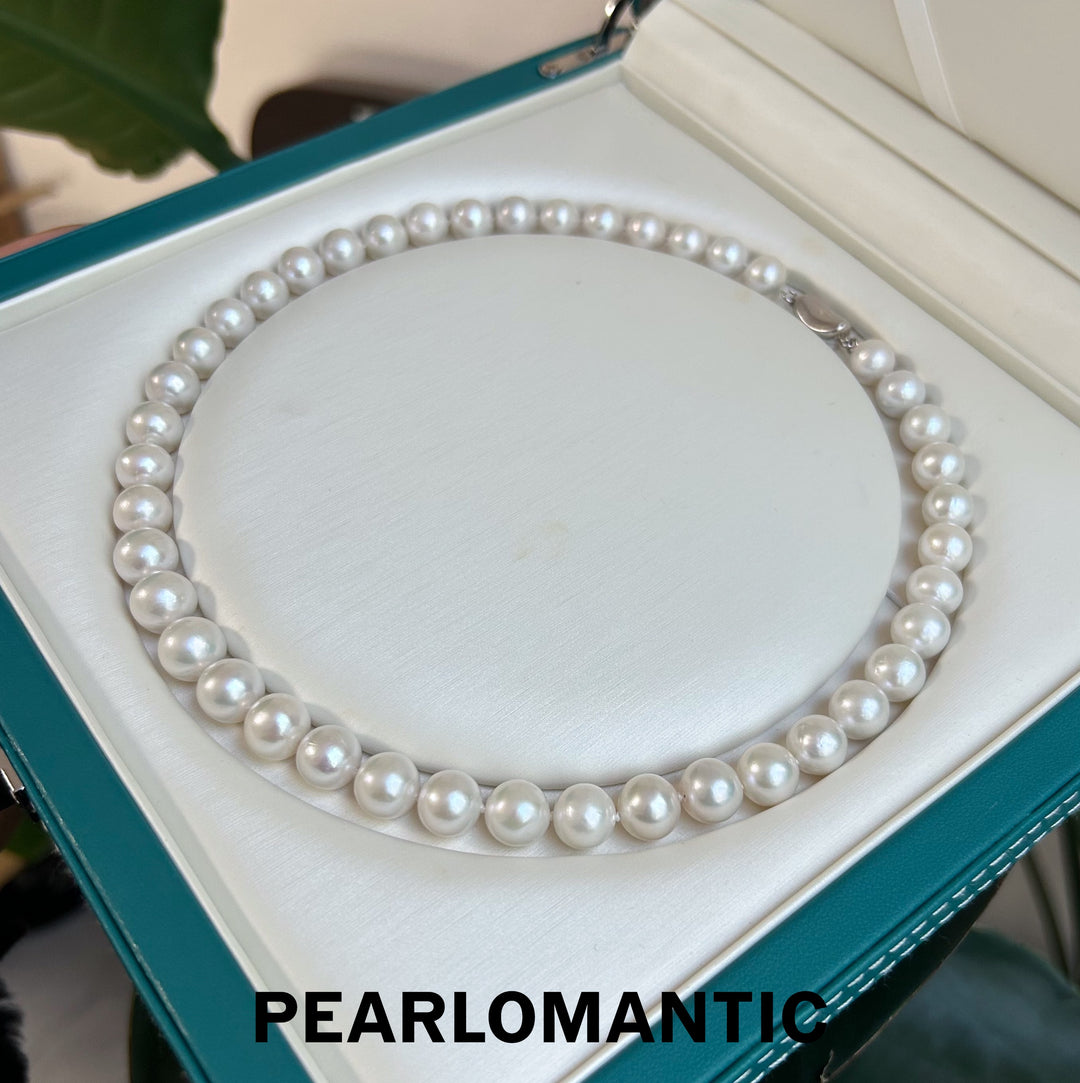 [Everyday Essentials] Freshwater Pearl Non-nucleated Moonlight Silk Necklaces w/ S925