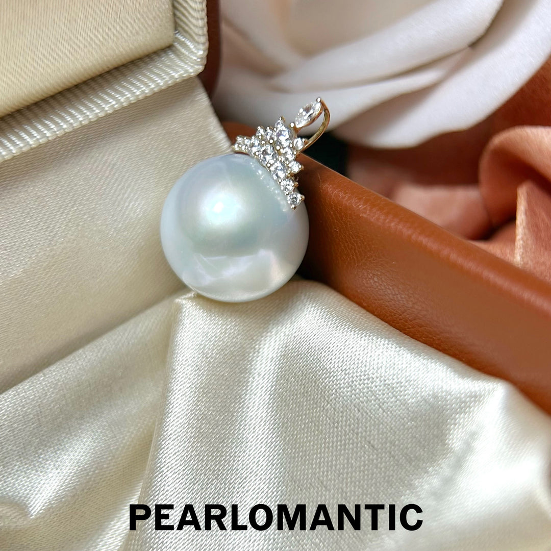 [Fine Jewelry] 13.8mm Top Level Freshwater Pearl Pendant in 18K Gold