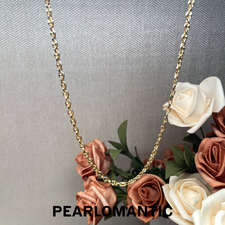 [618 Sale] Italy Made Pig Nose Link Necklace 42+5cm