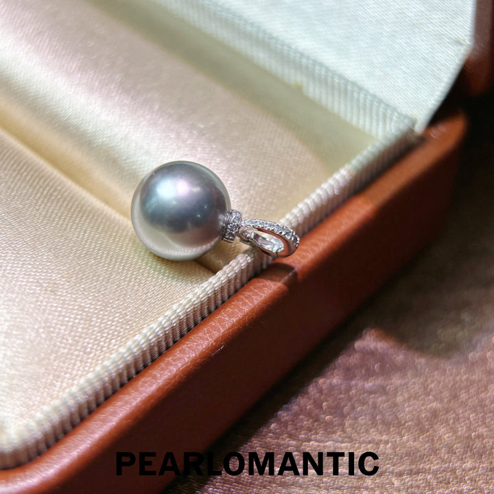 [Fine Jewelry] Tahitian Platinum Gray Pearl PT900 Enhancer Pendant