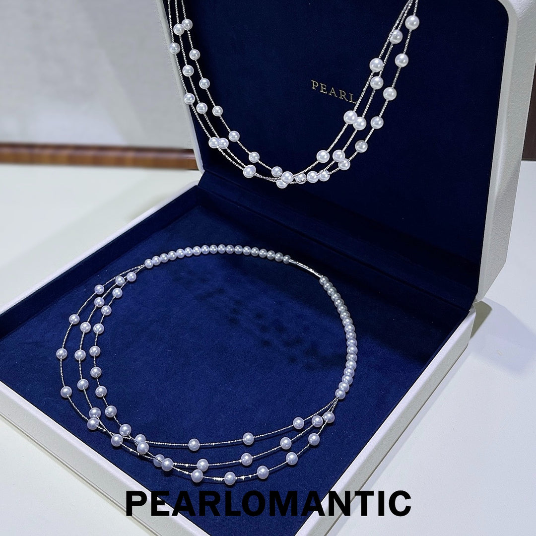 [Group-Buying] Starlit Cascade 5A Freshwater Pearl Multi-Layer Necklace