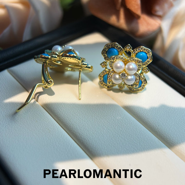 [Designer's Choice] Freshwater Pearl Celestial Cross Earrings, Pendants or Sets