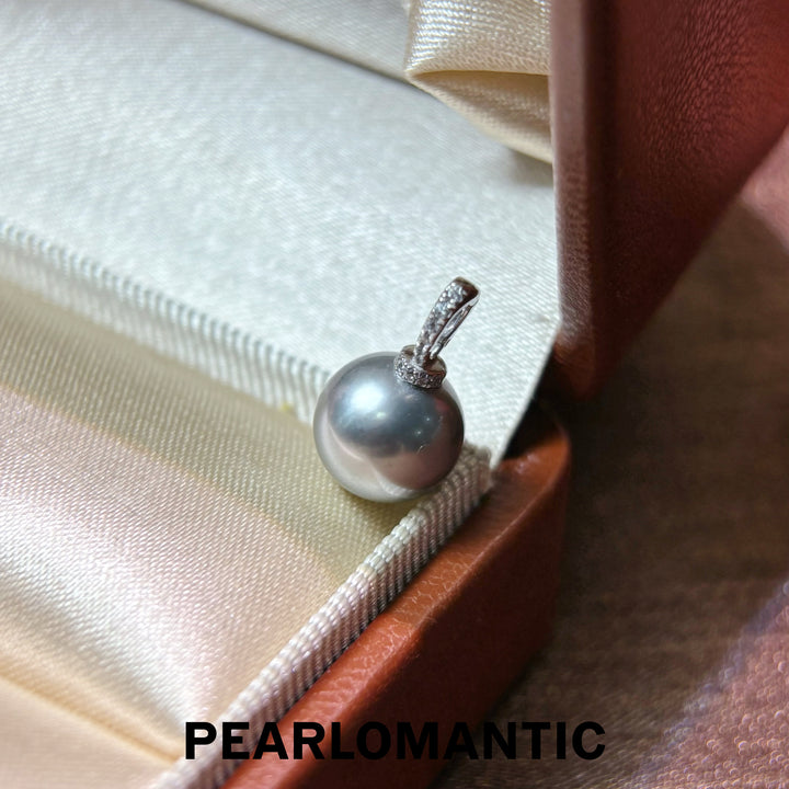[Fine Jewelry] Tahitian Platinum Gray Pearl PT900 Enhancer Pendant