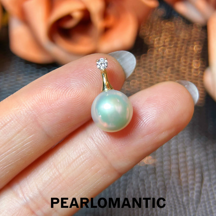 [Fine Jewelry] 18k Gold & Akoya Pearl 9-10mm Moonlight Glow Pendant Only