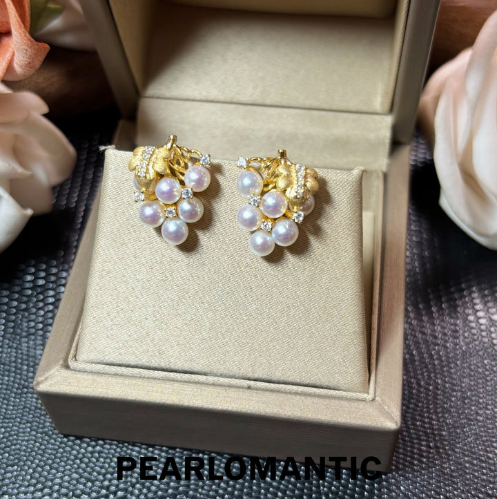 [Designer’s Choice] Pinky Grape 5A Freshwater Pearl Stud Earrings &amp; Set