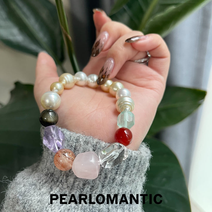 [Designer's Choice] Japan Made - Australian & South Sea Pearl Sun & Moon Symphony Bracelets